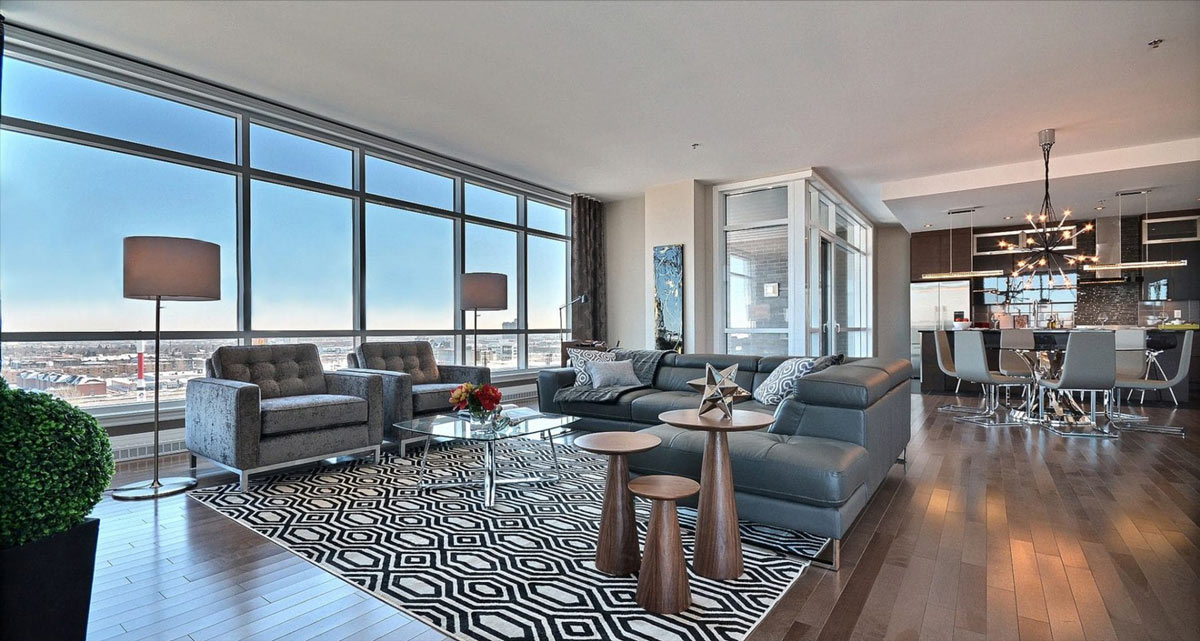 Penthouse SUMUM laval intérieur